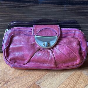 Botkier Lita Leather Clutch - Fuchsia / Pink